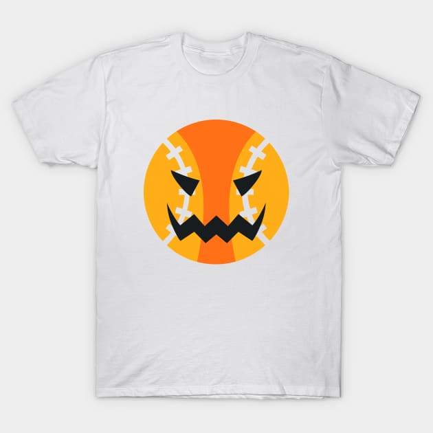 Baseball Halloween T-Shirt by VEKTORKITA